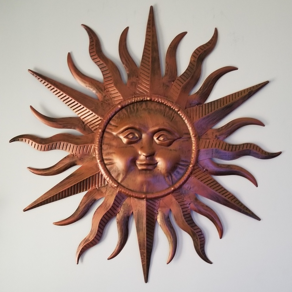 Handmade 39 inch metal sculpture